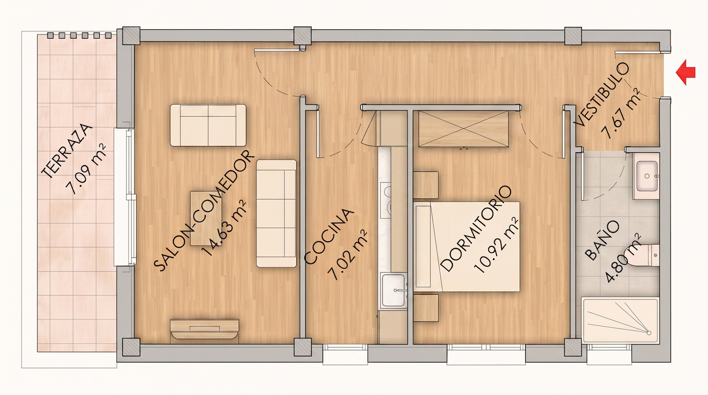 Plano vivienda 1I