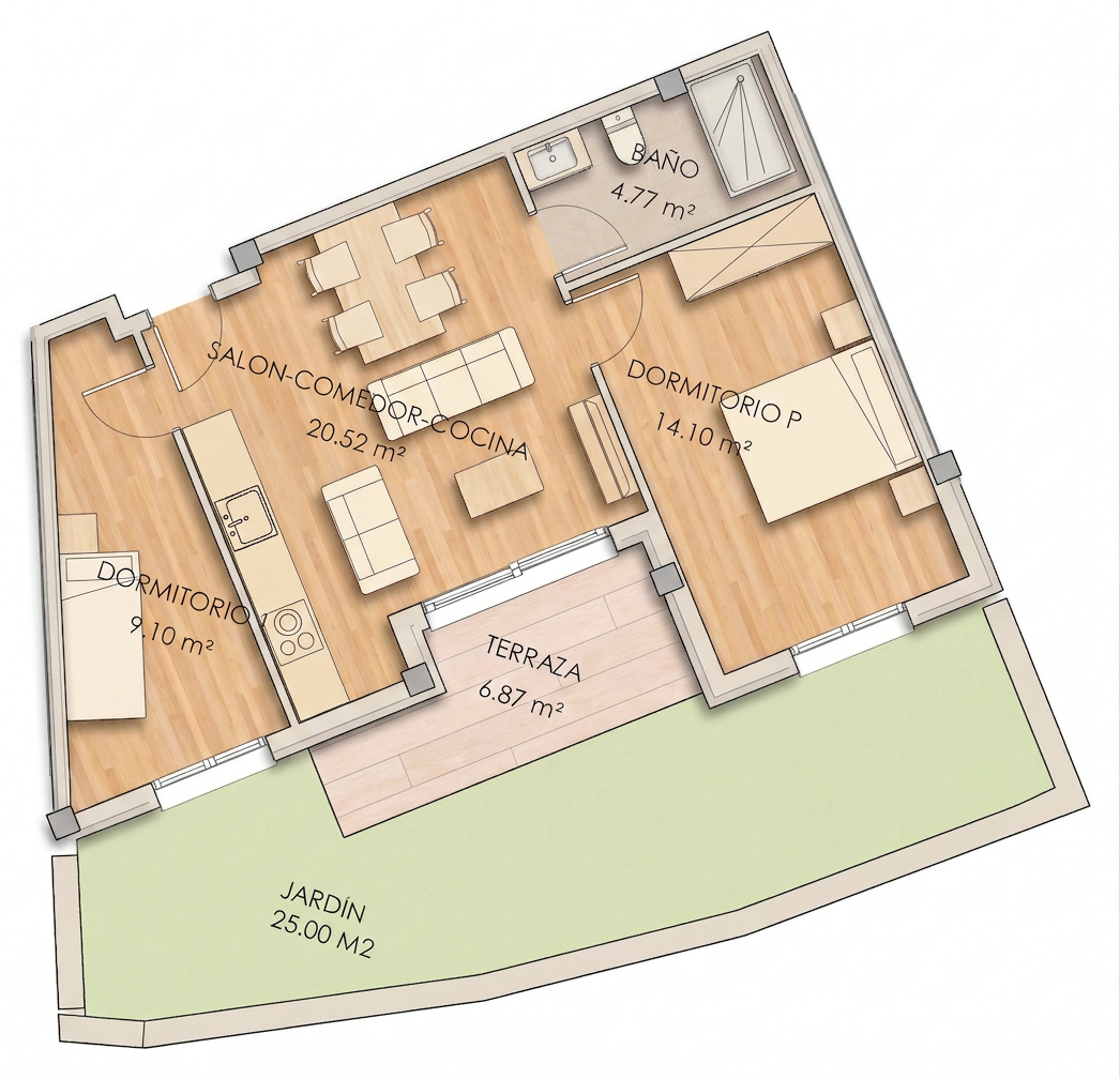 Plano vivienda BI