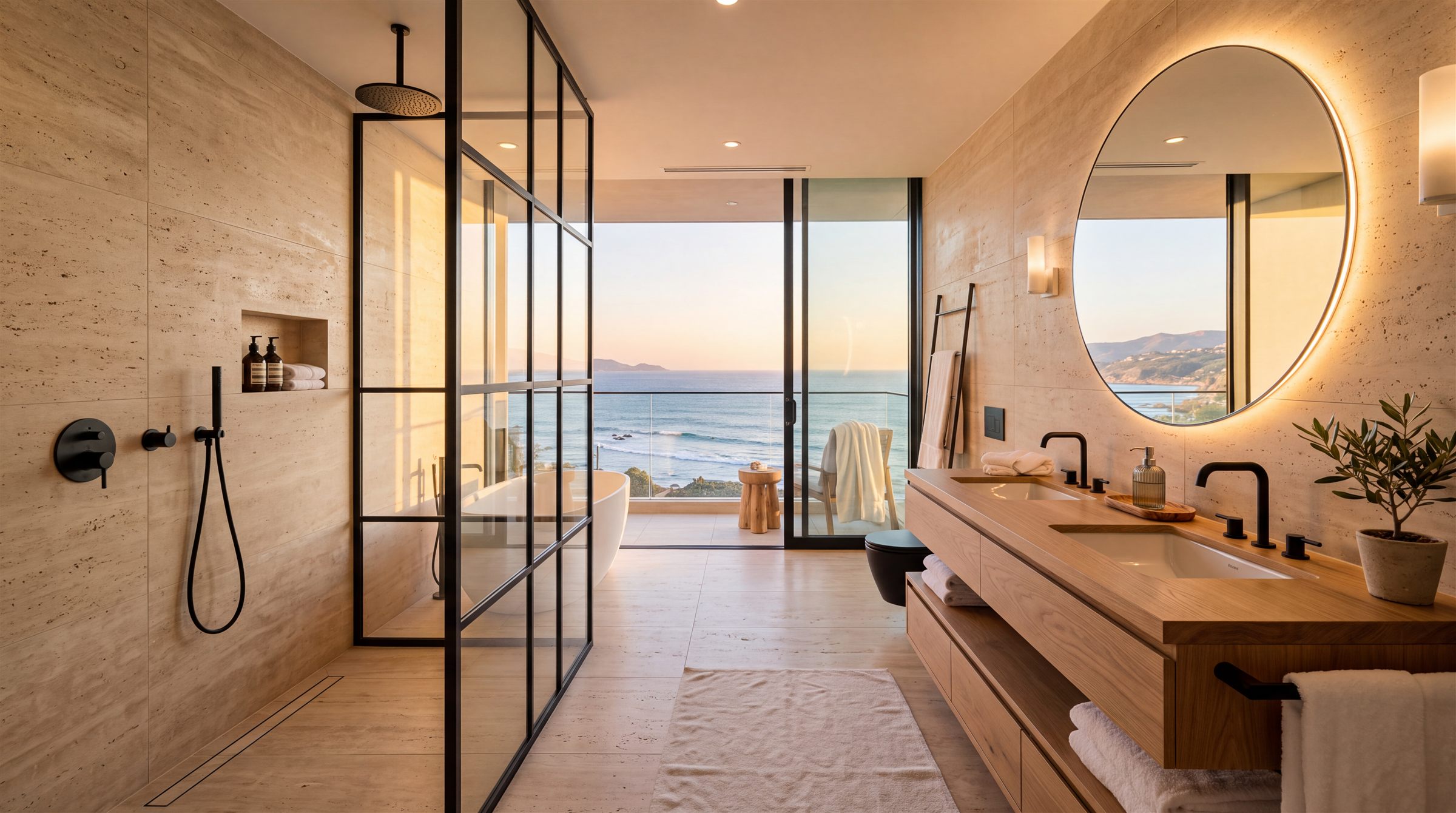 Bano con acabados premium, imagen ilustrativa Bano Residencial Montemar