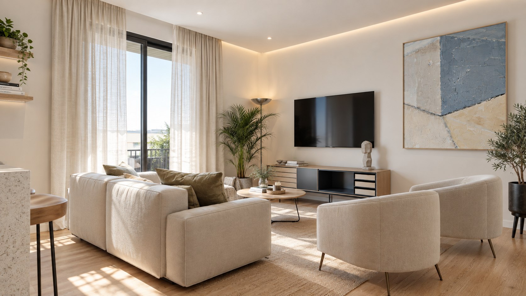 Residencial Montemar - Cocina Salon Horizontal
